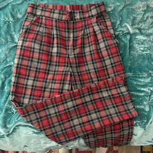 Urban outfitters plaid pants